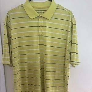 Nike golf polo dry fit button up large